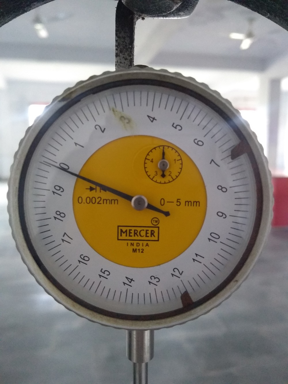 How to read Proving Ring Dial Gauge with least count calculation